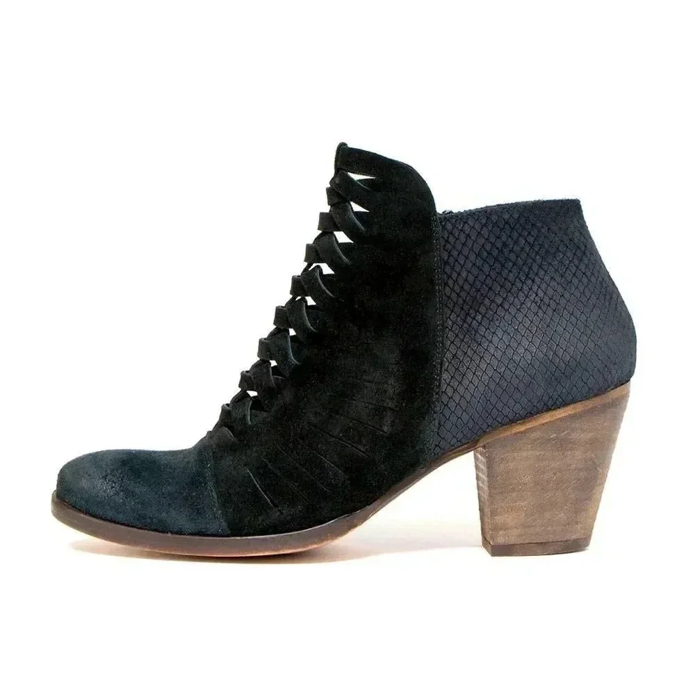 Free People Loveland Suede Ankle Bootie